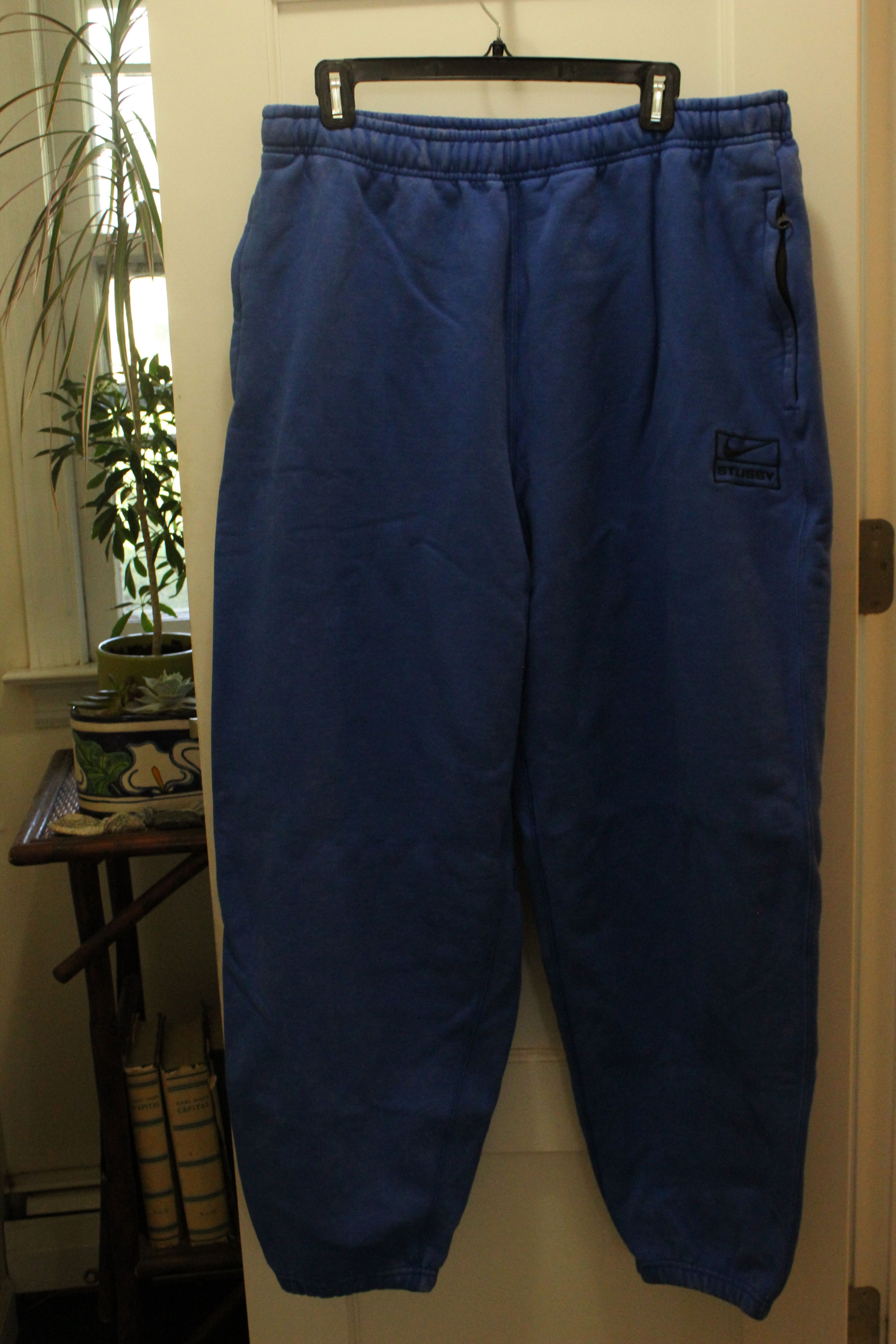 Nike × Stussy Nike x Stussy Blue Acid-washed Sweats/Joggers Size L 