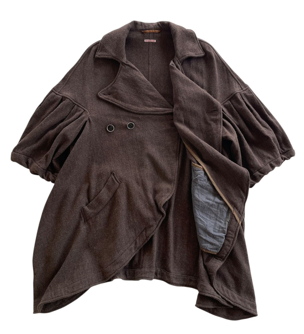 Kapital Kapital Wool Double Breasted Avantgarde Coat Size US S / EU 44-46 / 1 - 2 Thumbnail