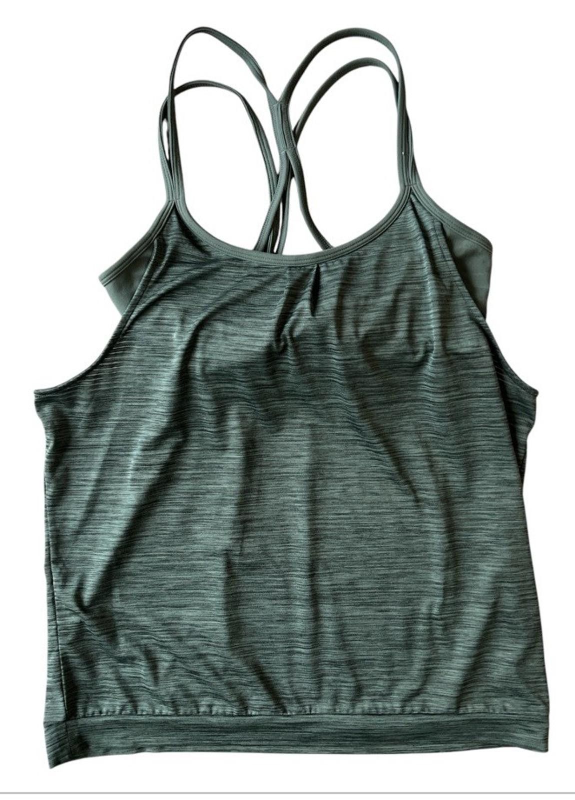 Designer Athleta SHADOW STRIPE ENERGIZE TANK Sz S Size S / US 4 / IT 40 - 2 Thumbnail