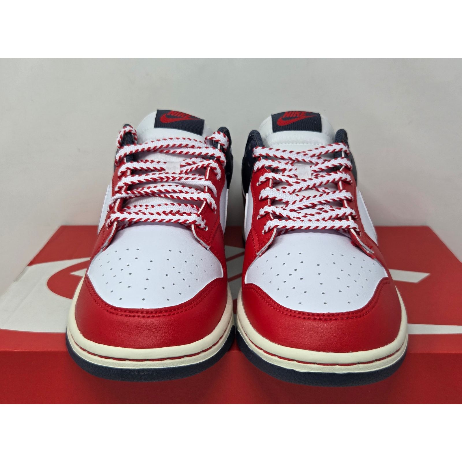 Nike DS Nike Dunk Low NA72 BOSTON RED ROX IM2222-100 Size US 9.5 / EU 42-43 - 2 Thumbnail
