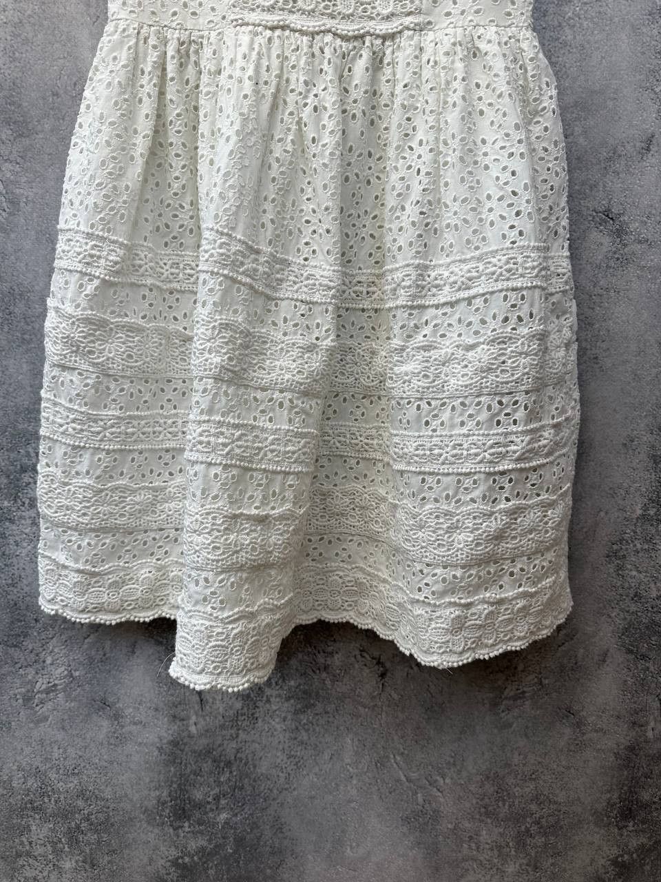 Needles Needle & Thread White Broderie Lace Sleeveless Dress Size S / US 4 / IT 40 - 8 Thumbnail