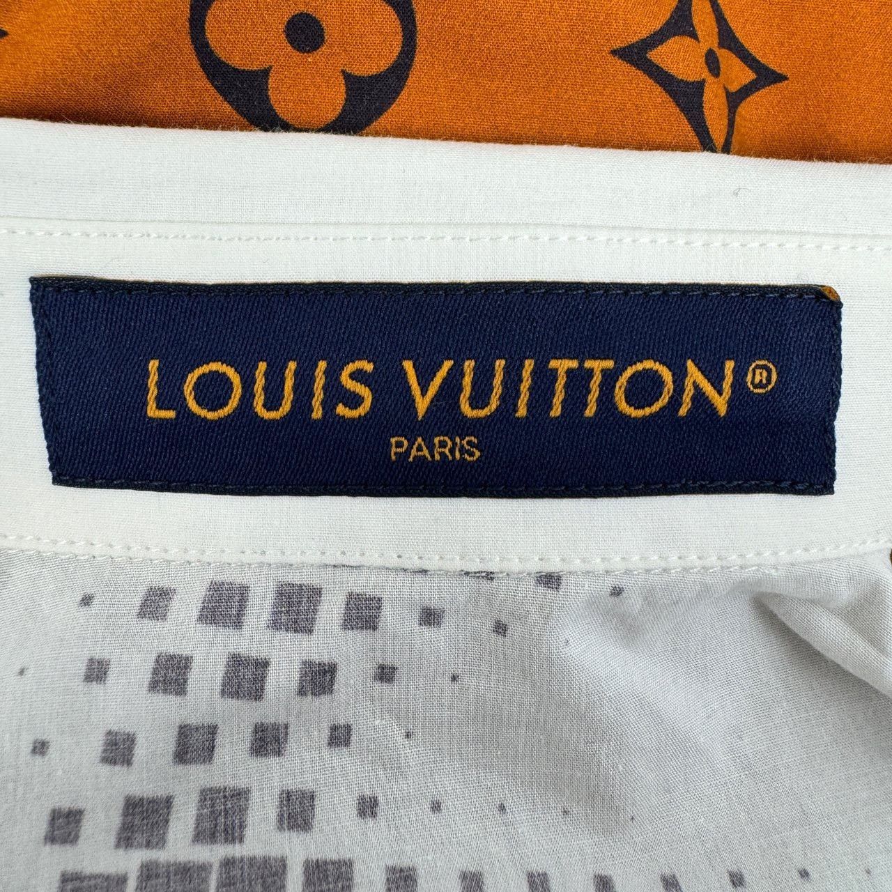 Louis Vuitton Louis Vuitton 24 White Long Sleeve Shirts with Full Logo sh Size US XS / EU 42 / 0 - 5 Thumbnail