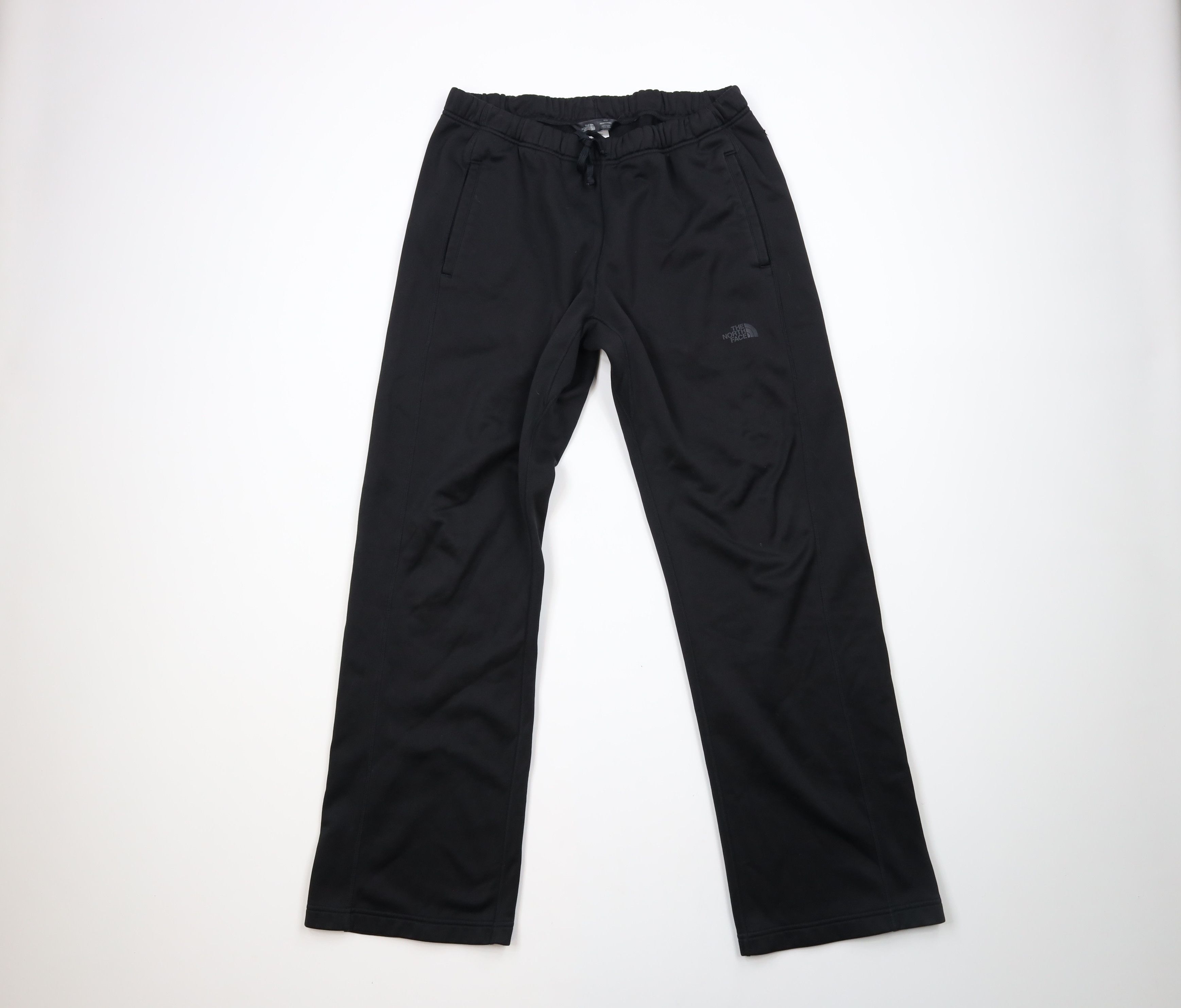 The North Face × Vintage Vintage The North Face Spell Out Wide Leg Sweatpants Black Size US 34 / EU 50 - 1 Thumbnail