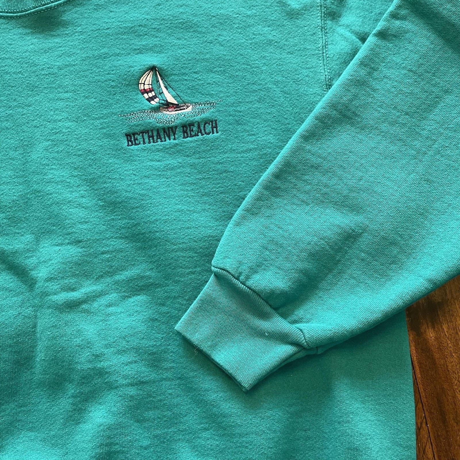 Fruit Of The Loom Vintage Fruit Of The Loom Sweatshirt L Bethany Beach USA 90s Size US L / EU 52-54 / 3 - 4 Thumbnail