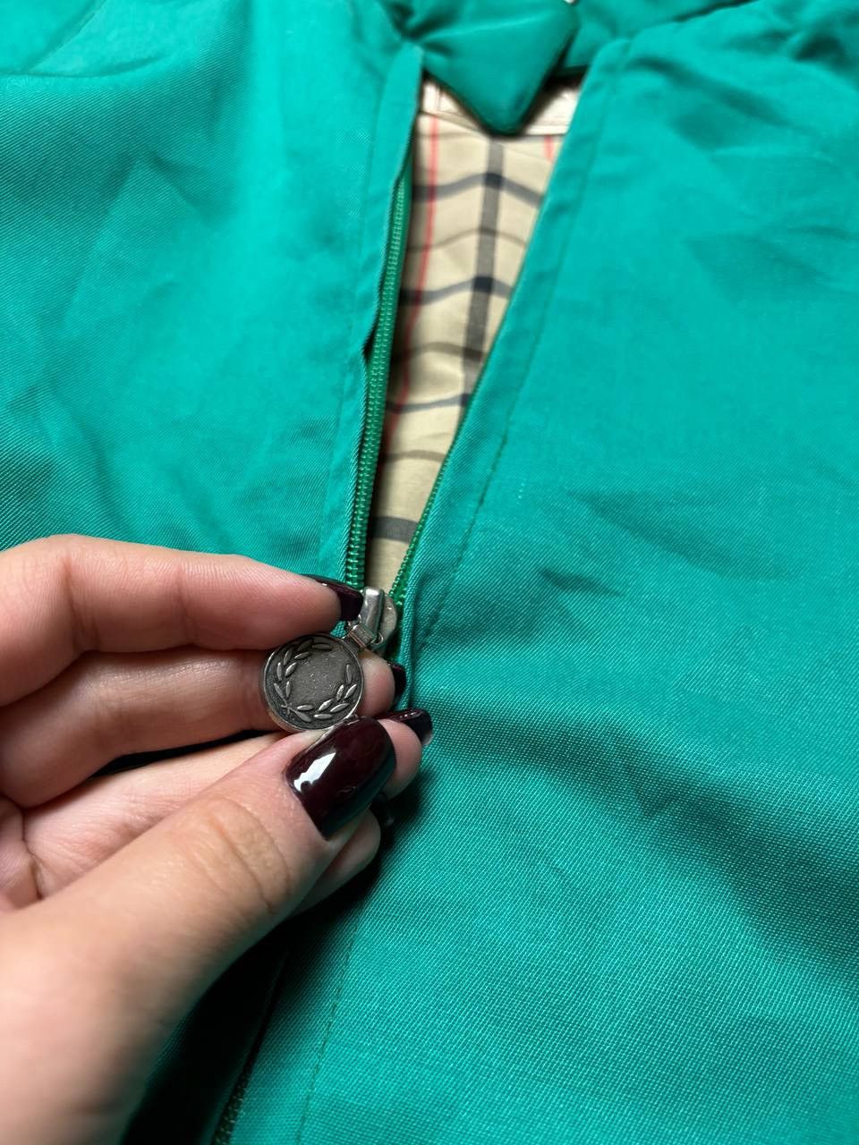 Fred Perry × Vintage Vintage Y2K Fred Perry England 80s Green Baggy Jacket Size US M / EU 48-50 / 2 - 3 Thumbnail