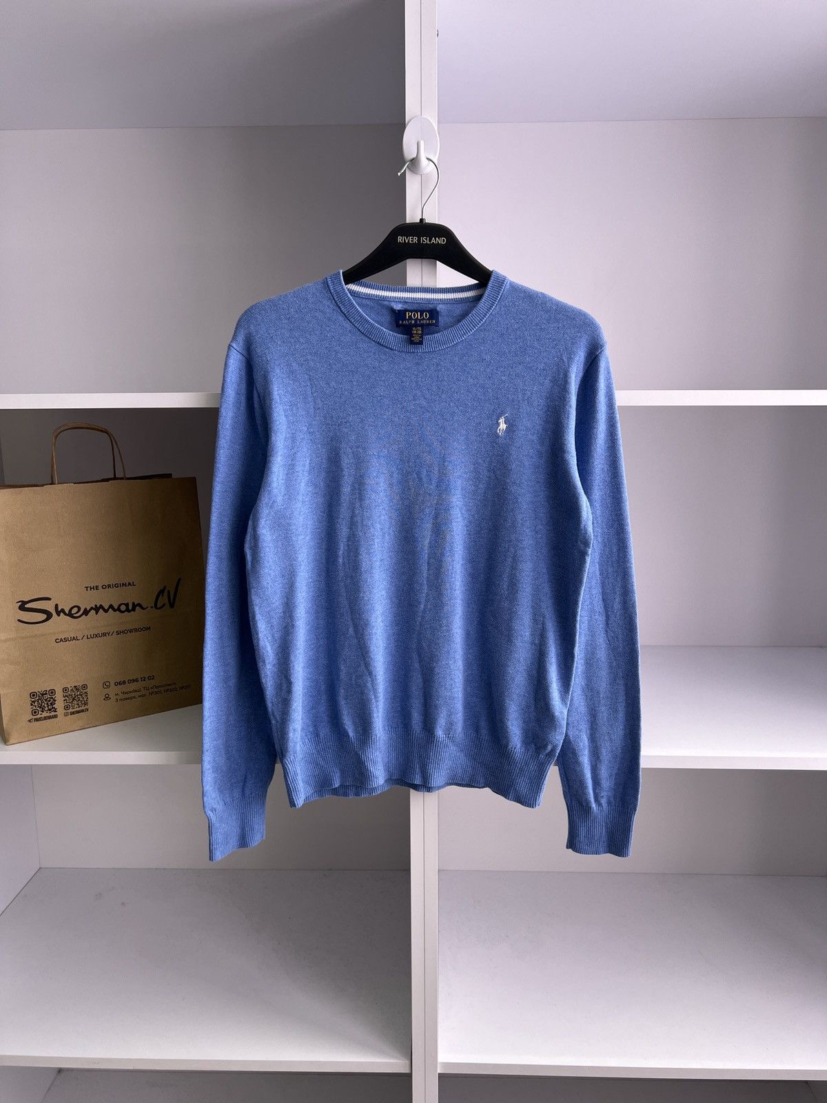 Polo Ralph Lauren × Vintage Vintage Polo Ralph Lauren V-neck Sweater Size US M / EU 48-50 / 2 - 1 Thumbnail