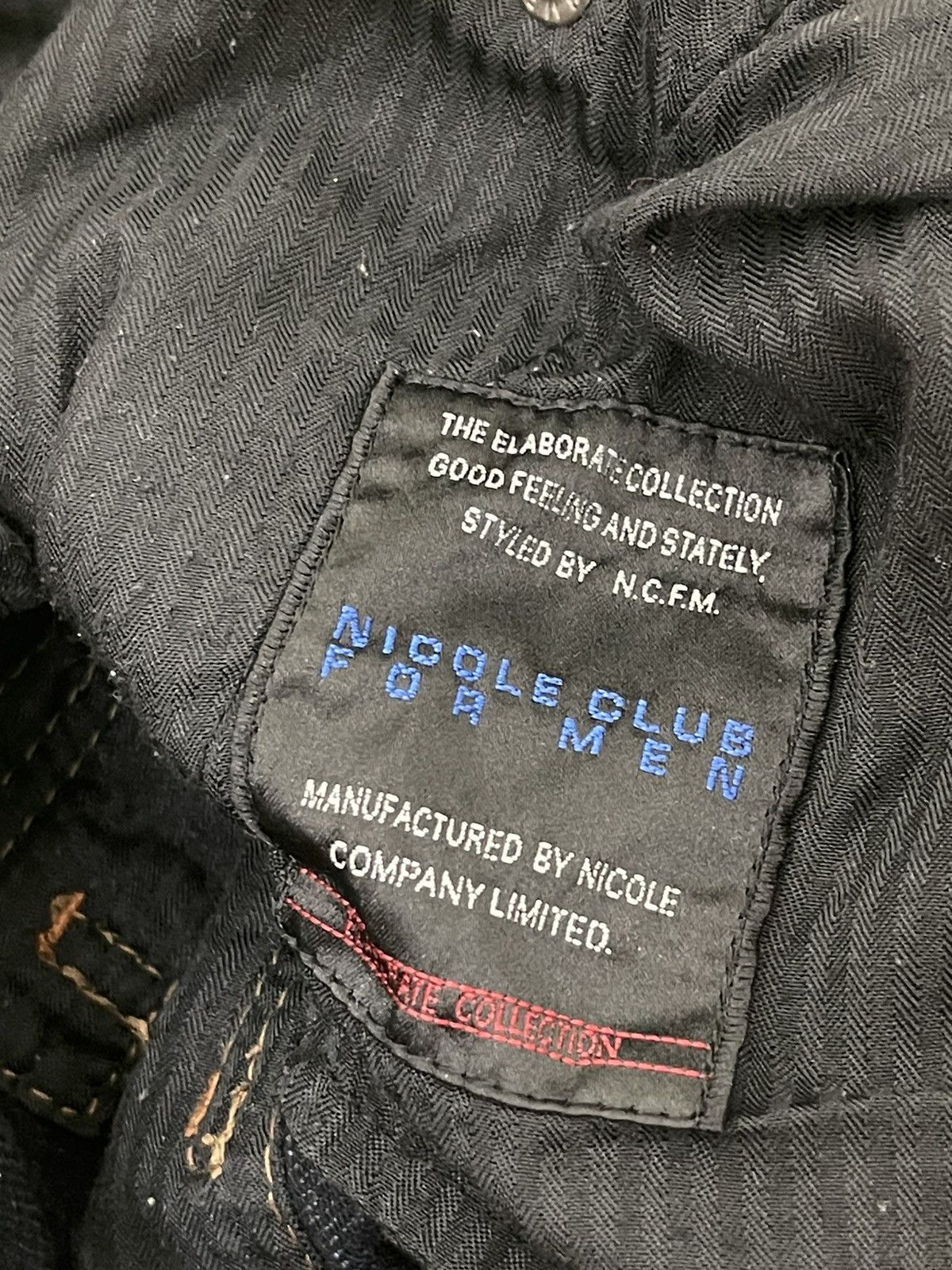 Japanese Brand Slight Flare Cargo Jeans Nicole Club Acid Wash Boot Cut 8🟦4 Size US 33 - 21 Thumbnail