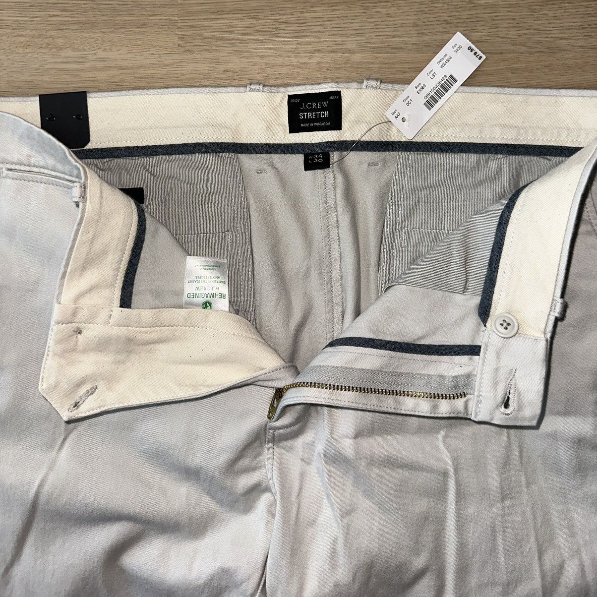 J.Crew Chinos NWT Size US 34 / EU 50 - 4 Thumbnail