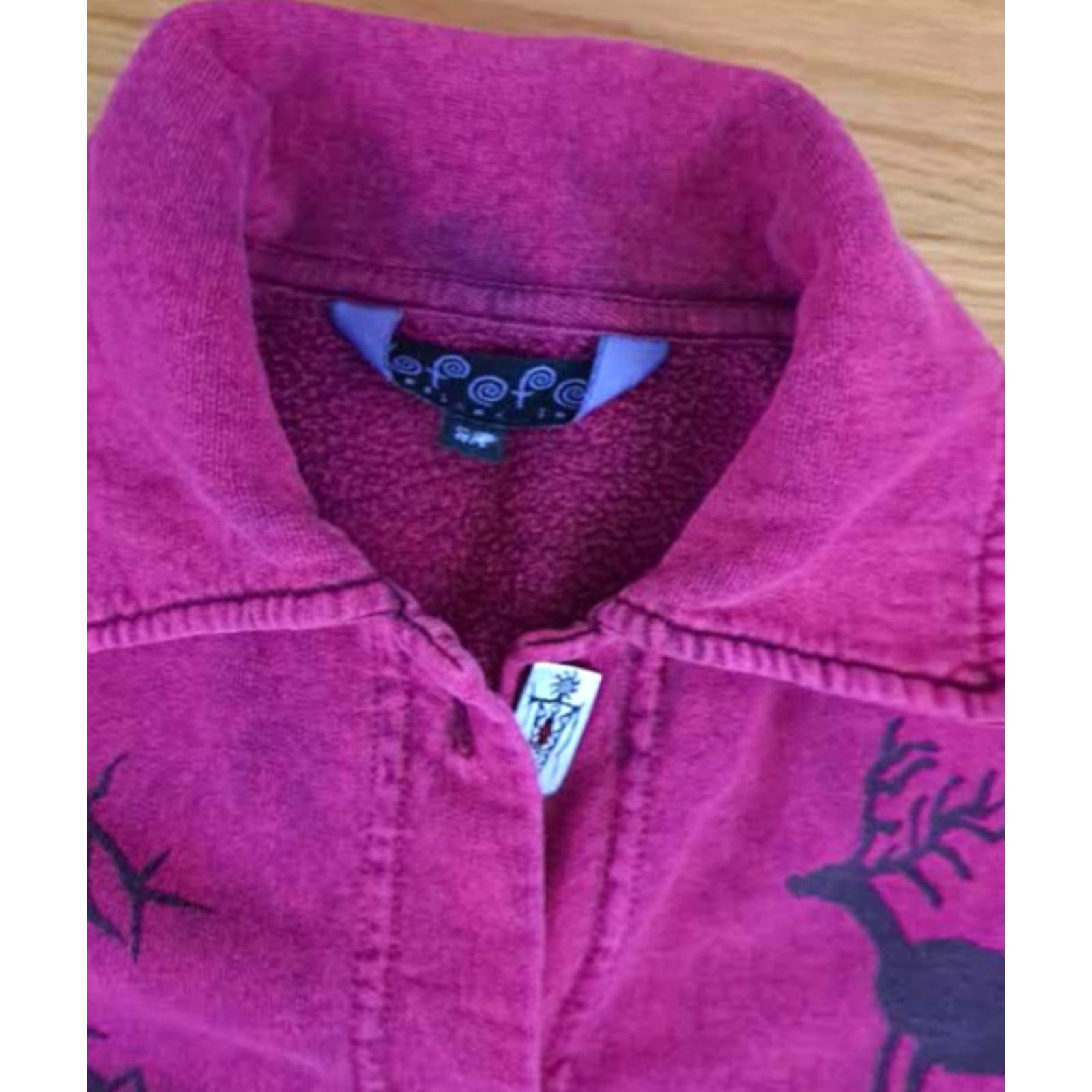 Vintage VINTAGE Bfofo Shirt Cotton Button-Up Canvas Long Sleeve Purple 25in 22in pit to pit Women Size S / US 4 / IT 40 - 5 Thumbnail