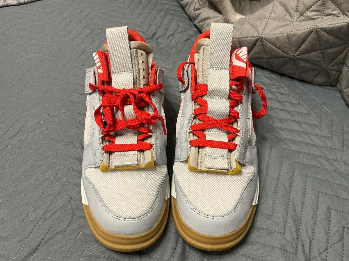 Nike Nike Air Dunk Jumbo - new with box - white/red - size 11.5 Size US 11.5 / EU 44-45 - 9 Thumbnail