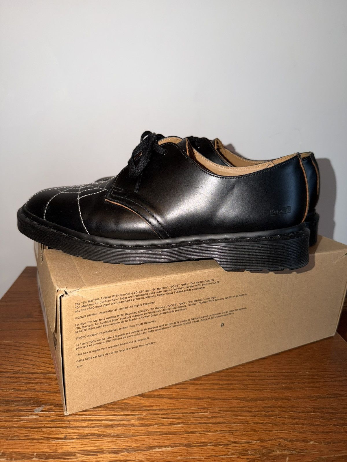 Dr. Martens × Supreme Dr. Marten X Supreme Derby 1461 - 3 Eye Spiderweb Size US 11 / EU 44 - 5 Thumbnail