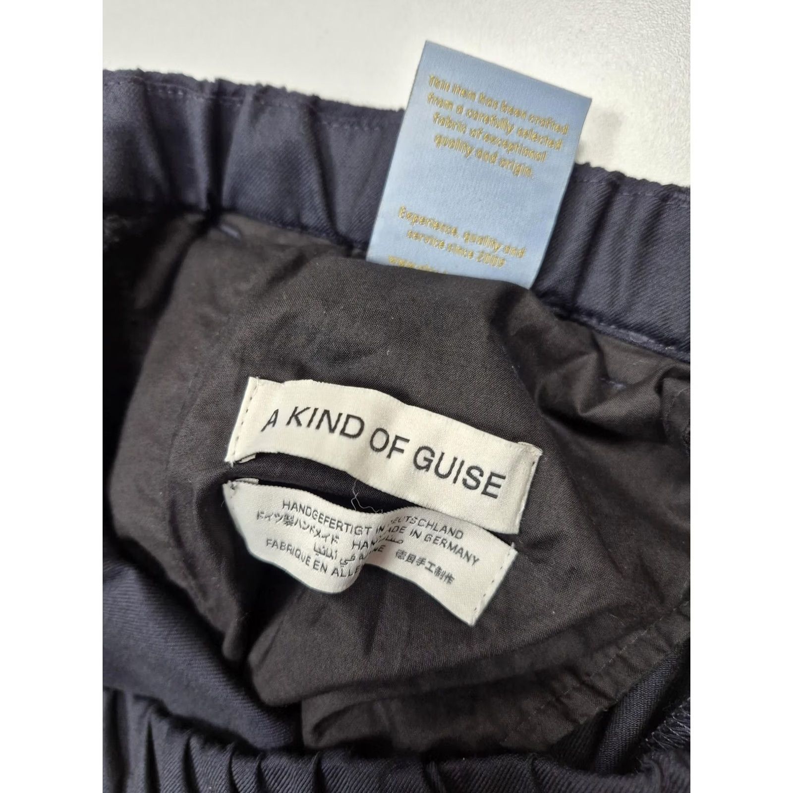 A Kind Of Guise A Kind Of Guise Dress Pants Mens 36x30 Blue Wool Elastic Waist Lined Germany Dress Pants Mens EU 52 Regular Wool Blue Solid Winter Germany Mens Size US 36 / EU 52 - 5 Thumbnail