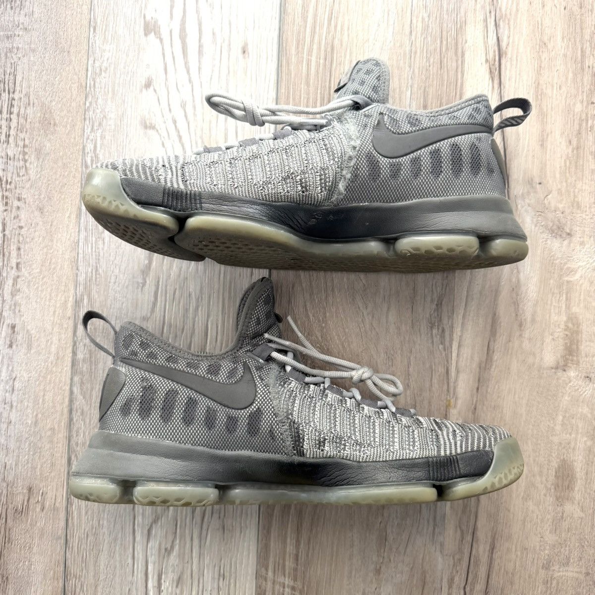 Nike NIKE • KD 9 "Battle Grey" (10.5M) Size US 10.5 / EU 43-44 - 3 Thumbnail