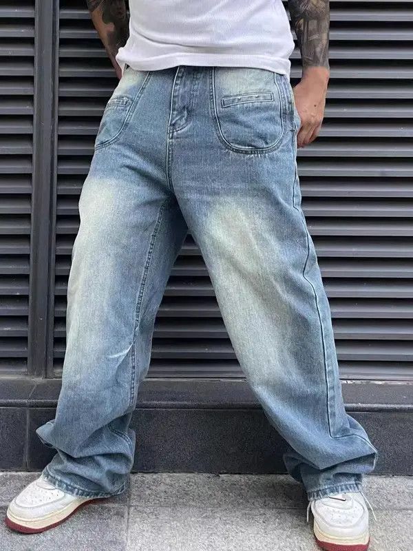 Japanese Brand VIBE Street wash vintage straight-leg jeans Size US 32 / EU 48 - 4 Thumbnail