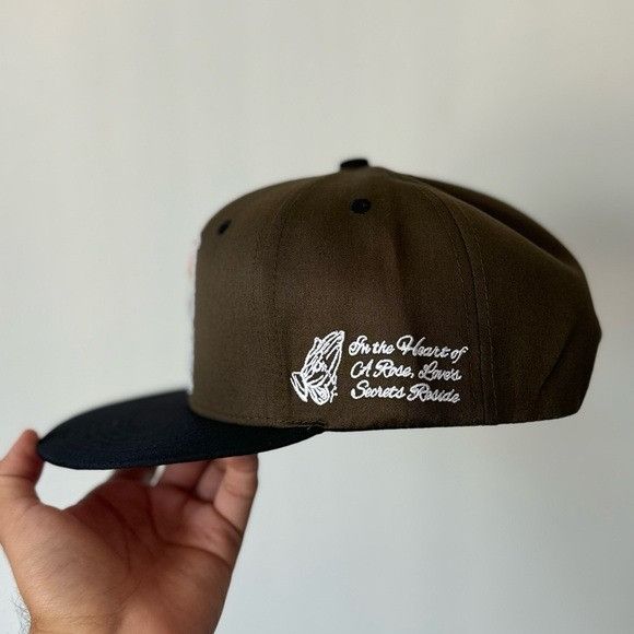 Designer BRAND NEW ROOSTER MEXICO OLIVE/BLACK FLAT BILL SNAPBACK Size ONE SIZE - 4 Thumbnail