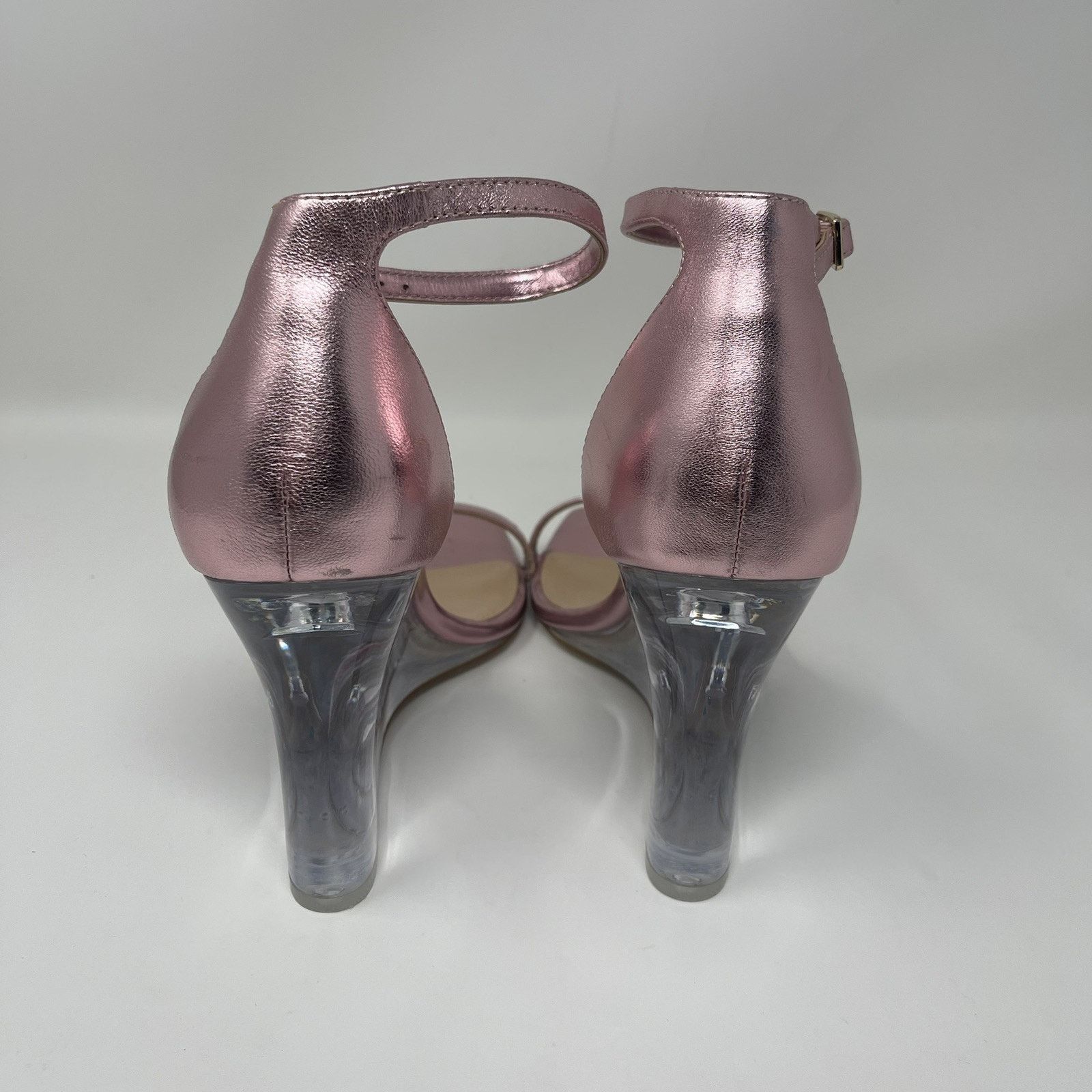 Steve Madden Steven Madden Isobel Sandals 8M Pink Metallic Clear Wedge Size US 8 / IT 38 - 7 Thumbnail