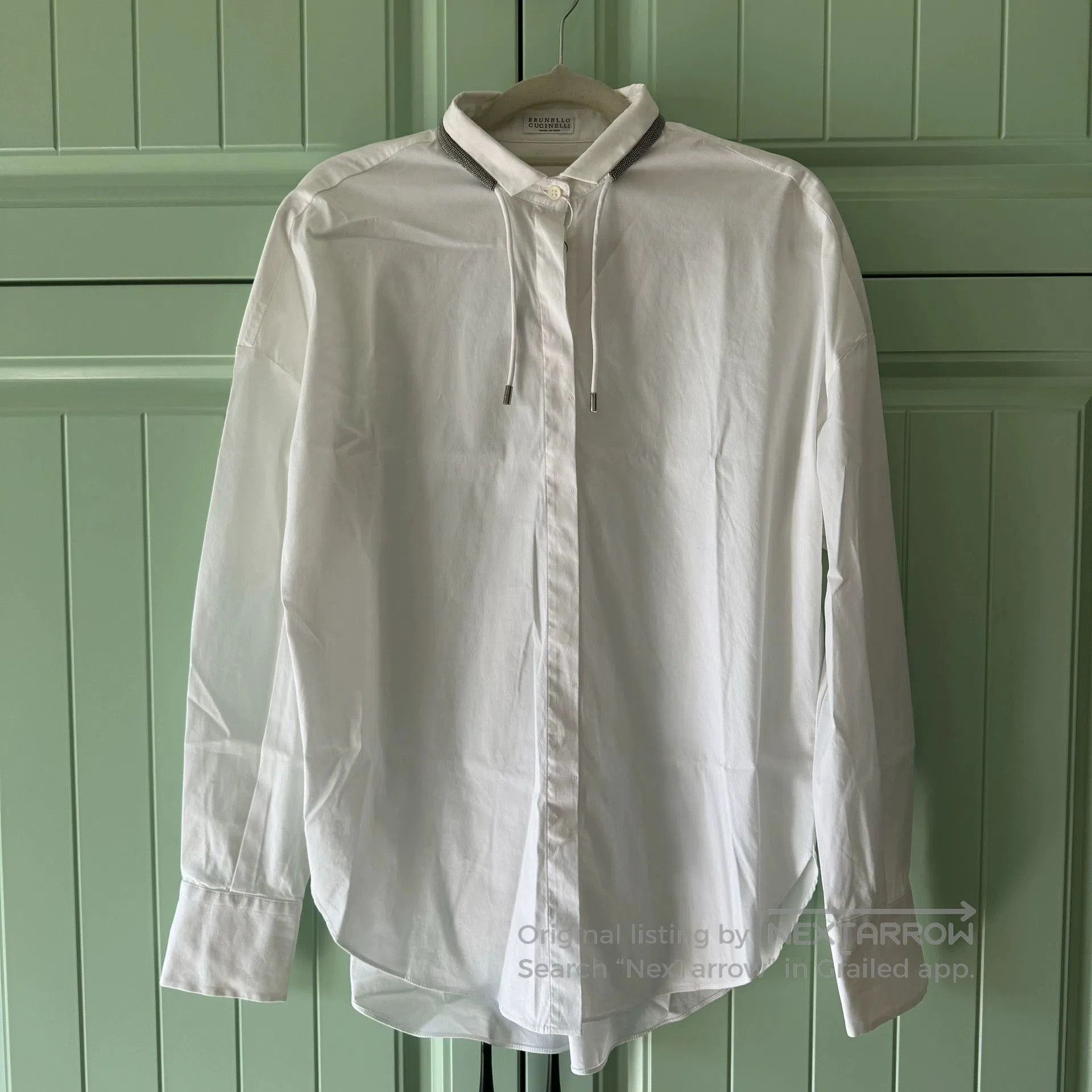 Brunello Cucinelli Brunello Cucinelli White Shirt M. Size US M / EU 48-50 / 2 - 1 Thumbnail