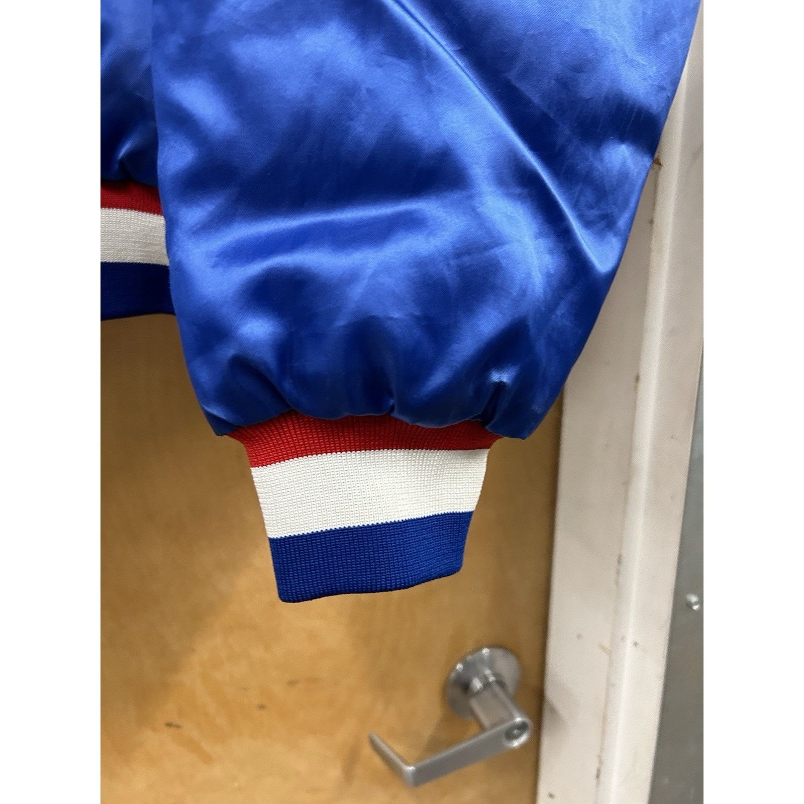 Swingster VTG 80s Chicago Cubs XL Swingster Satin Bomber Jacket USA Size US XL / EU 56 / 4 - 6 Thumbnail