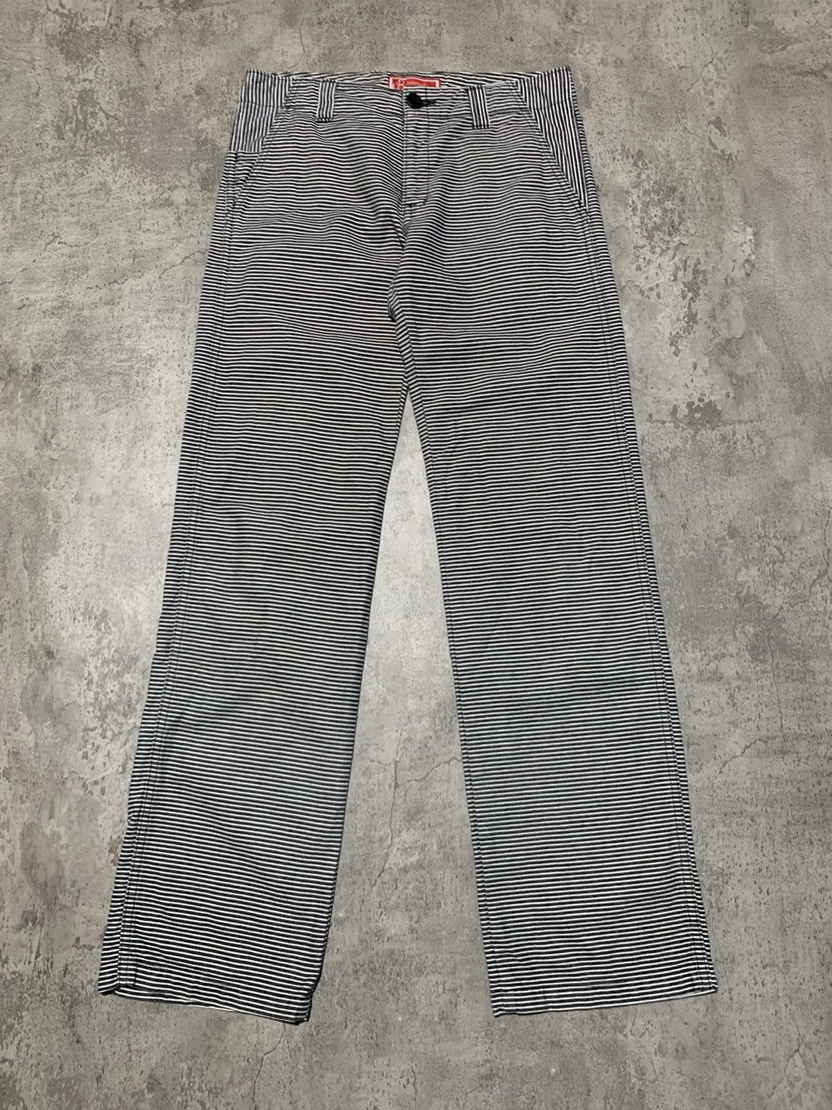 Johnbull Johnbull hickory striped loose work pants Size US 29 - 2 Thumbnail