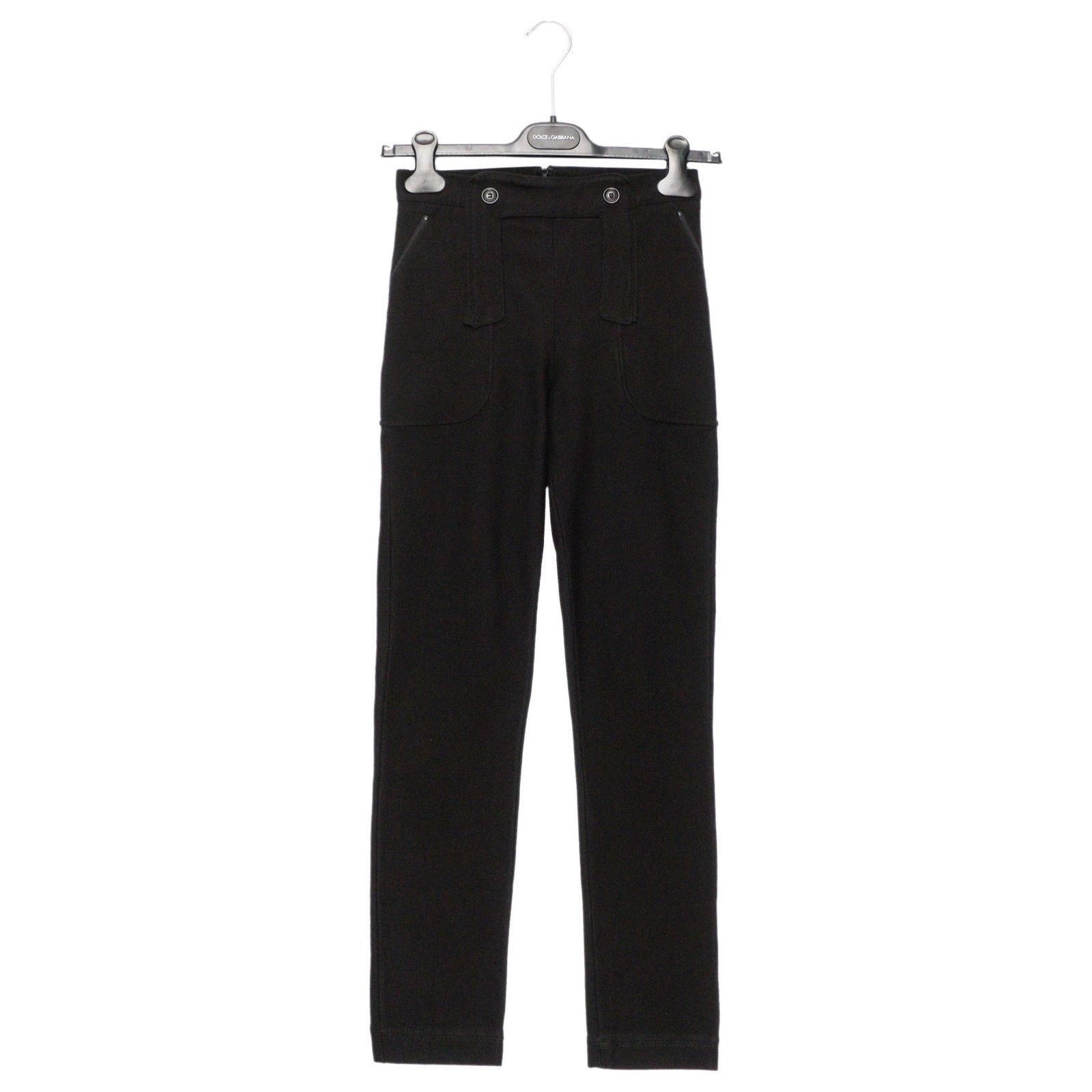 Givenchy Givenchy Paris Black Cargo Leggings Pants Size 26" / US 2 / IT 38 - 1 Thumbnail