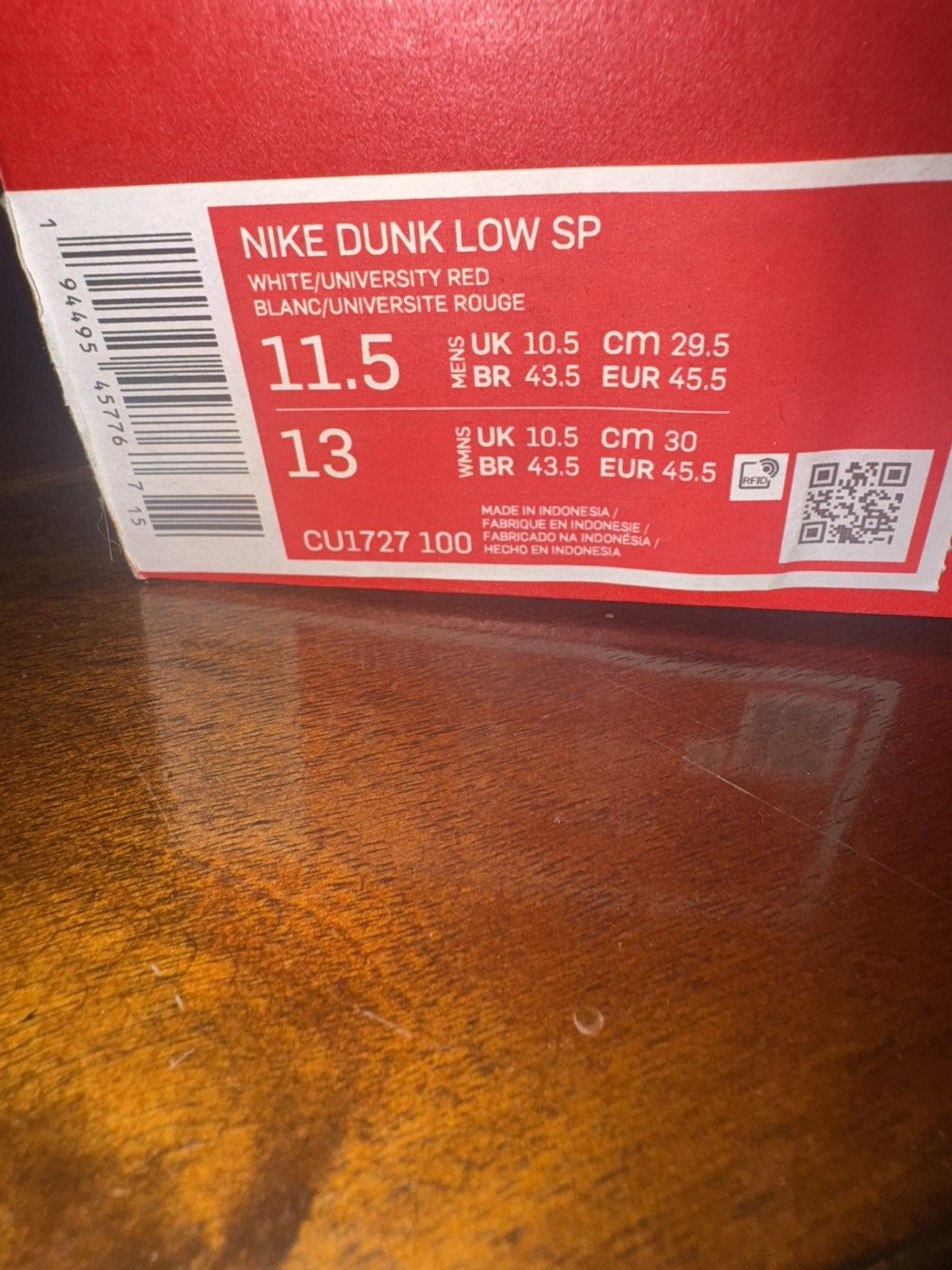 Nike Nike Dunk Low SP Size US 11.5 / EU 44-45 - 6 Thumbnail