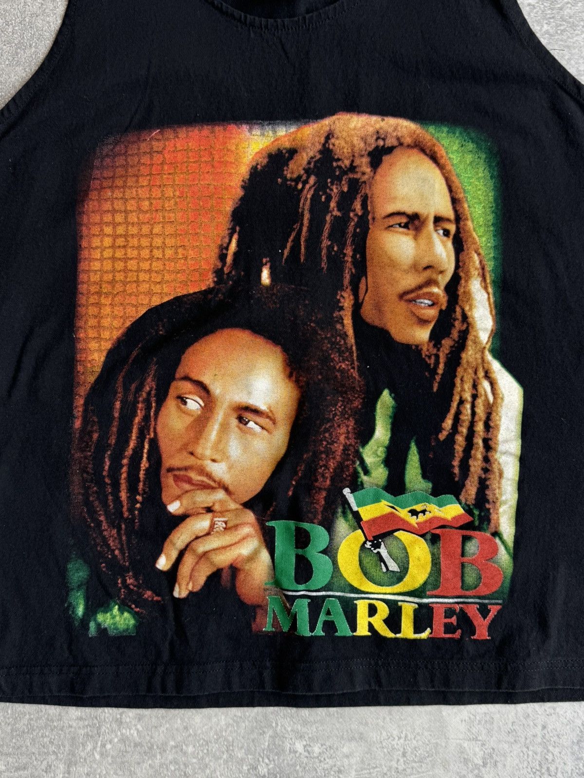 Bob Marley Vintage 90s Bob Marley Rasta Tank Top Size US M / EU 48-50 / 2 - 2 Thumbnail