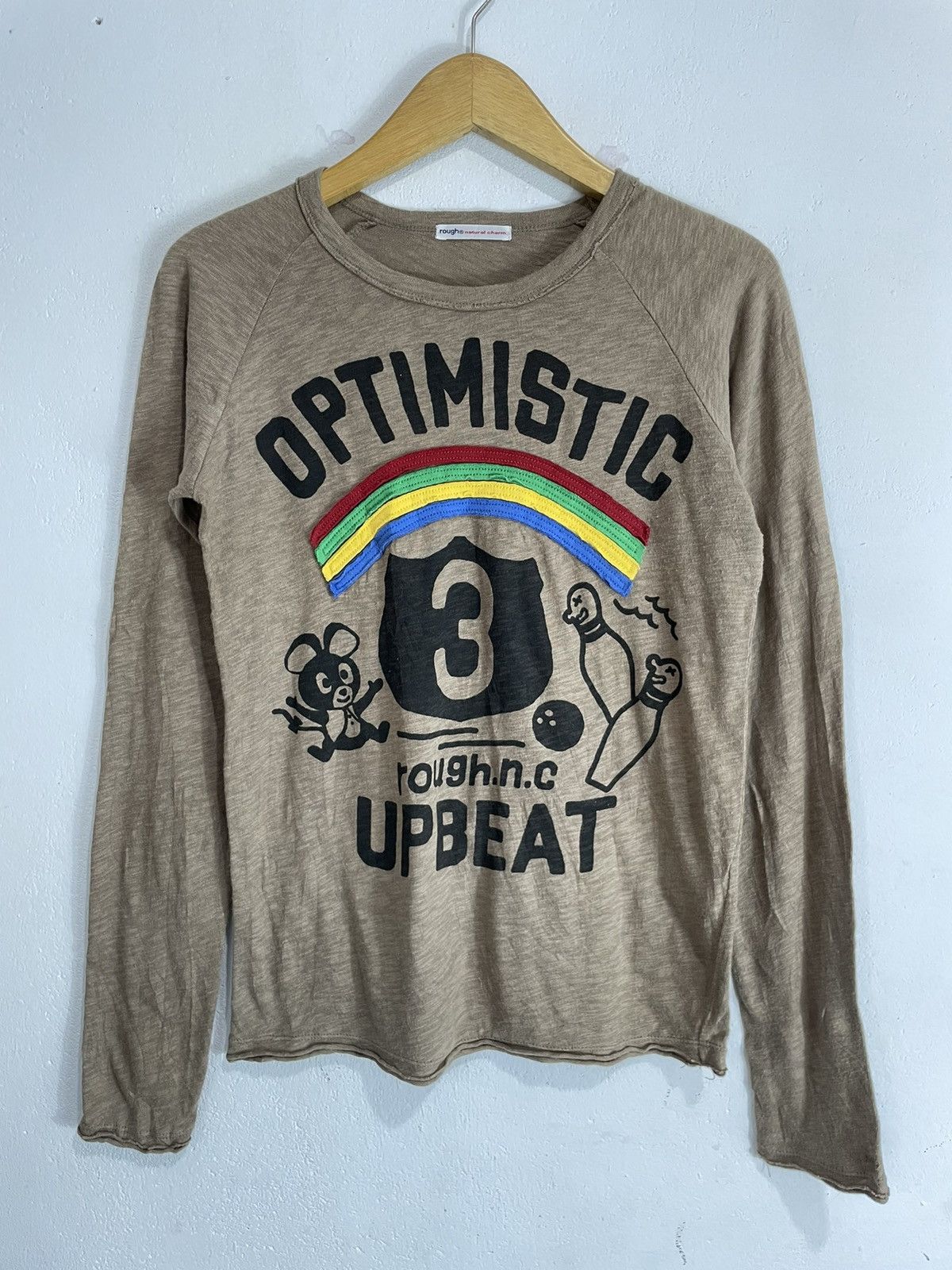 Japanese Brand Rough Poem optimistic Upbeat y2k long sleeve Size M / US 6-8 / IT 42-44 - 1 Thumbnail