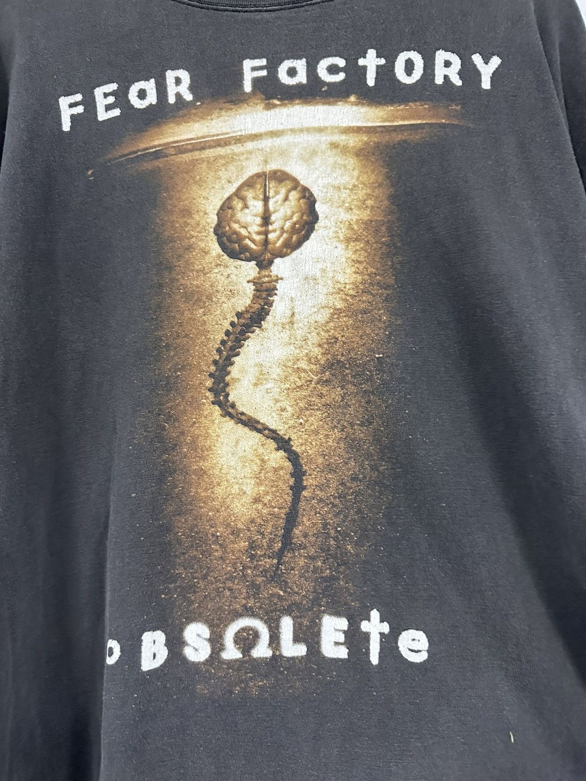 Vintage Fear Factory Obsolete Faded Ls Size US L / EU 52-54 / 3 - 2 Thumbnail