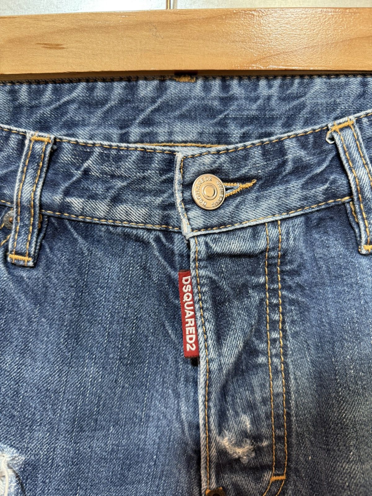 Dsquared2 Rare Luxury Dsquared2 Thrashed Jeans Y2K Hype Size 48 Size US 32 / EU 48 - 12 Thumbnail