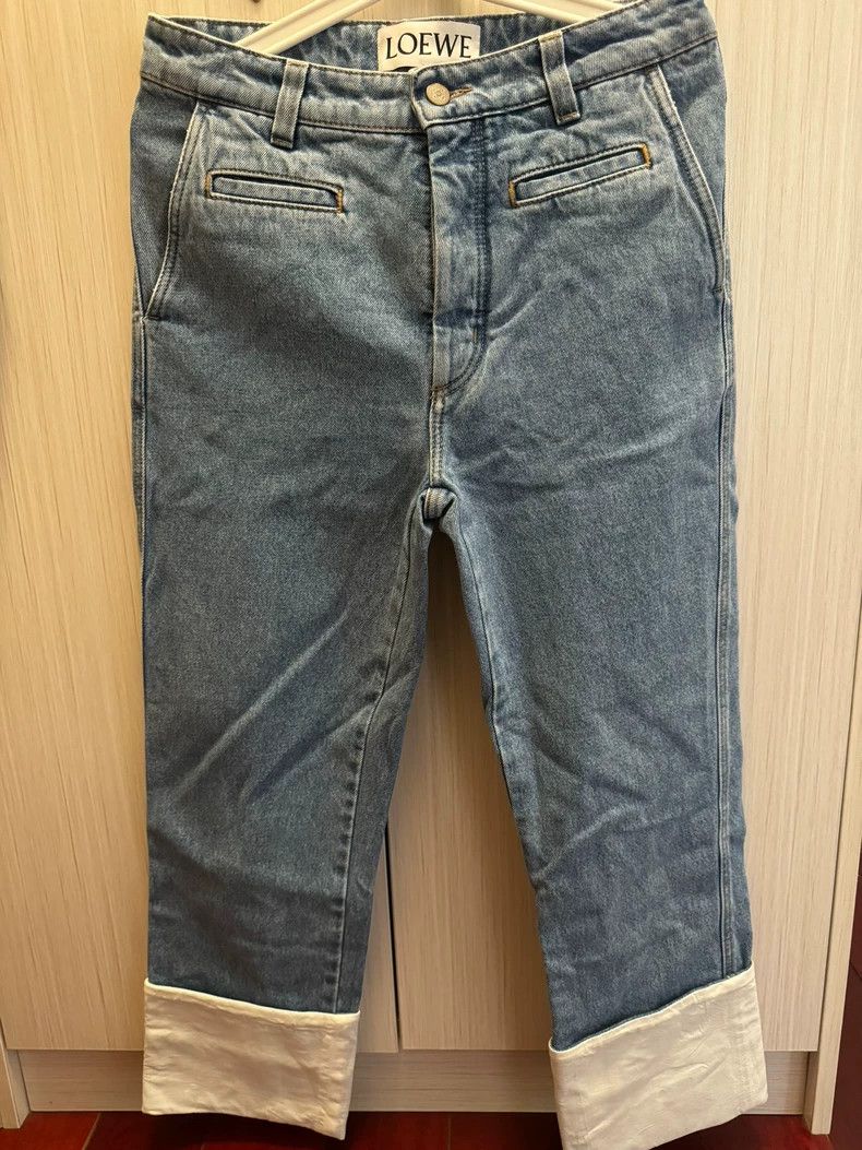 Loewe LOEWE sizeM Classic denim flared trousers Size 27" / US 4 / IT 40 - 1 Thumbnail