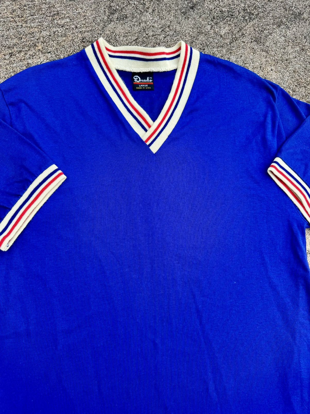 Vintage Vintage 80’s Soccer Jersey Size US L / EU 52-54 / 3 - 4 Thumbnail
