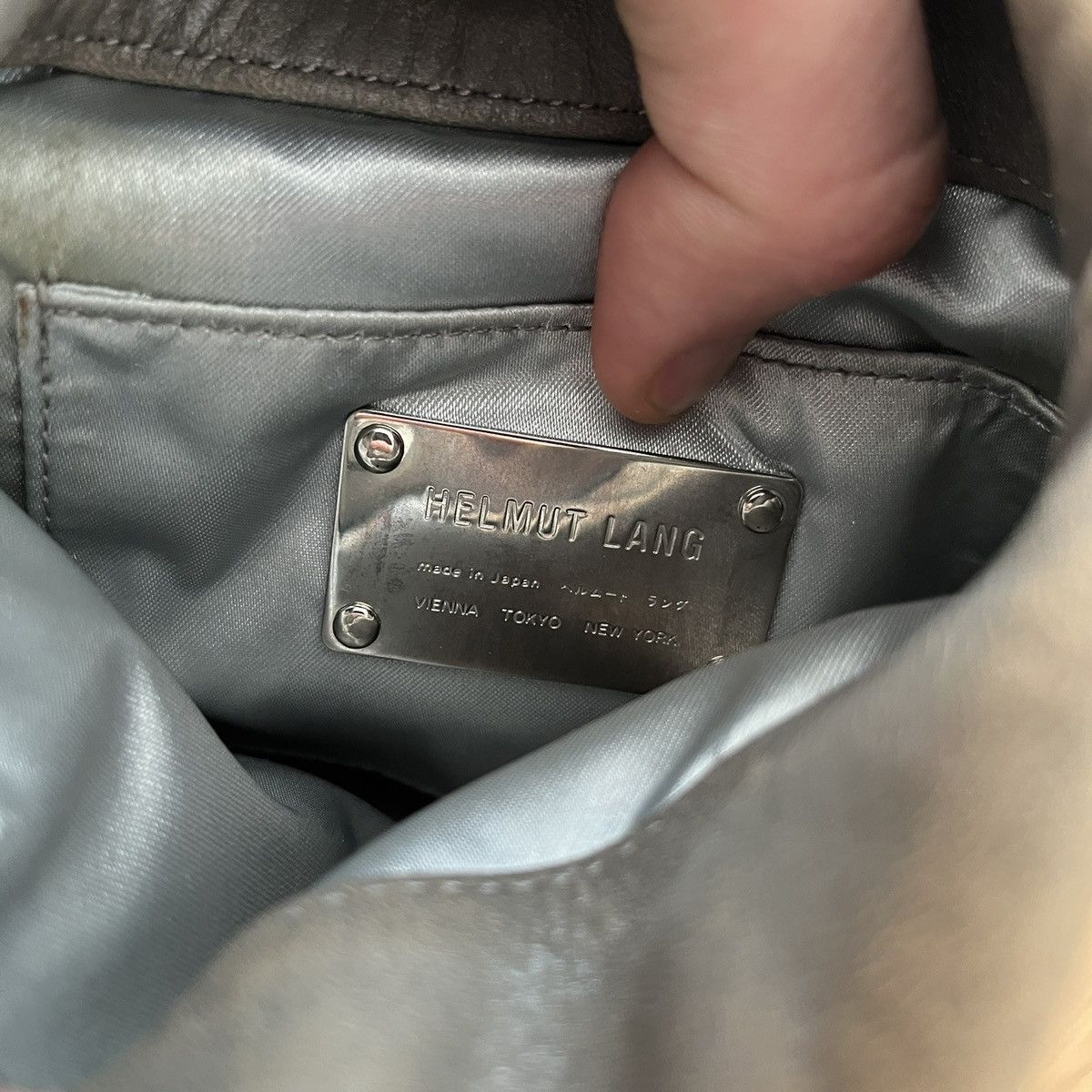 Helmut Lang Helmut Lang 200“s Era Leather Crossbody Bag Size ONE SIZE - 4 Thumbnail