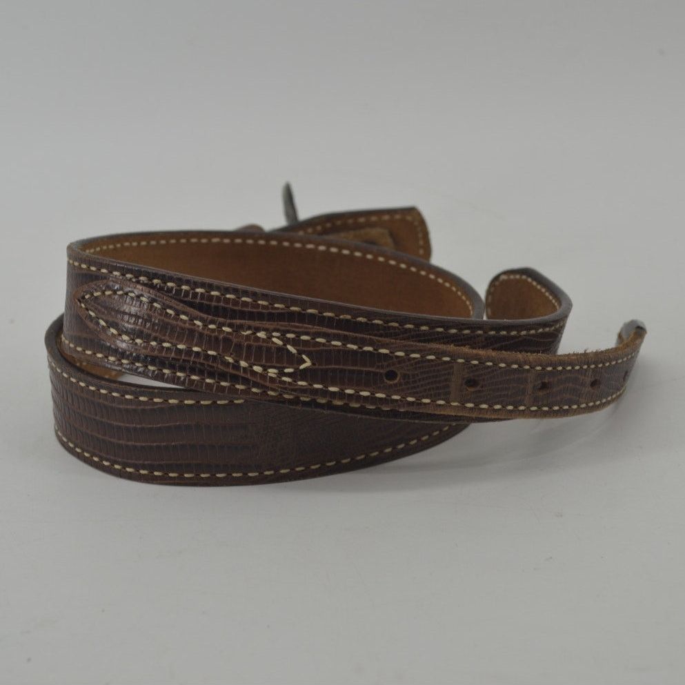 Vintage TexTan Women's Western Cowgirl Brown Leather Belt Boho Sz 28 Size ONE SIZE - 8 Thumbnail