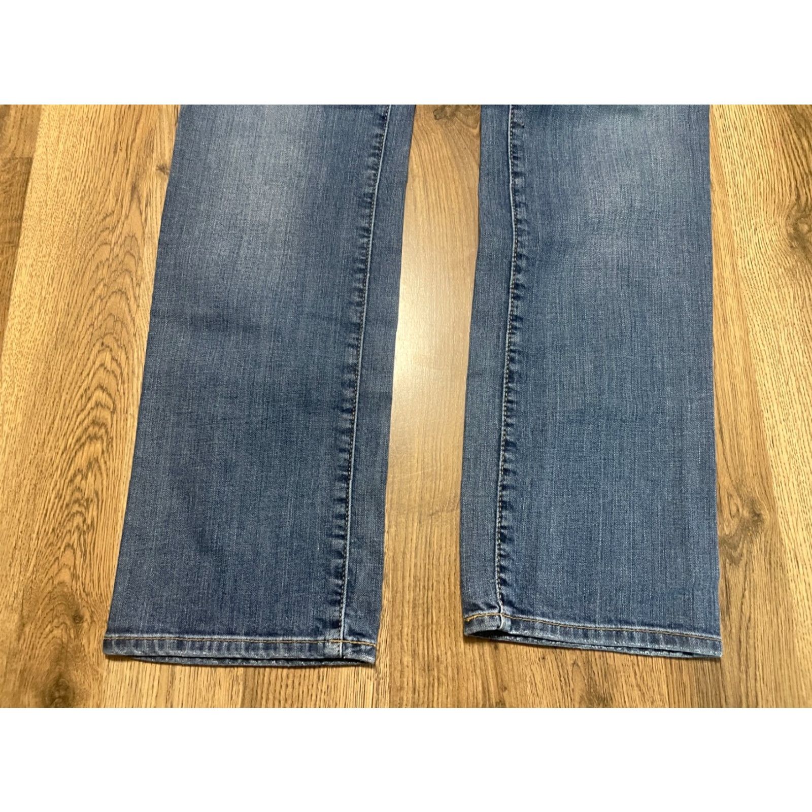 Eddie Bauer Eddie Bauer Jeans Women Size 12 Blue Denim Curvy Semi Straight Jeans 5-Pocket Regular Inseam 30 in Denim Vintage No Mens Womens Girls? Size 34" / US 12 / IT 48 - 3 Thumbnail
