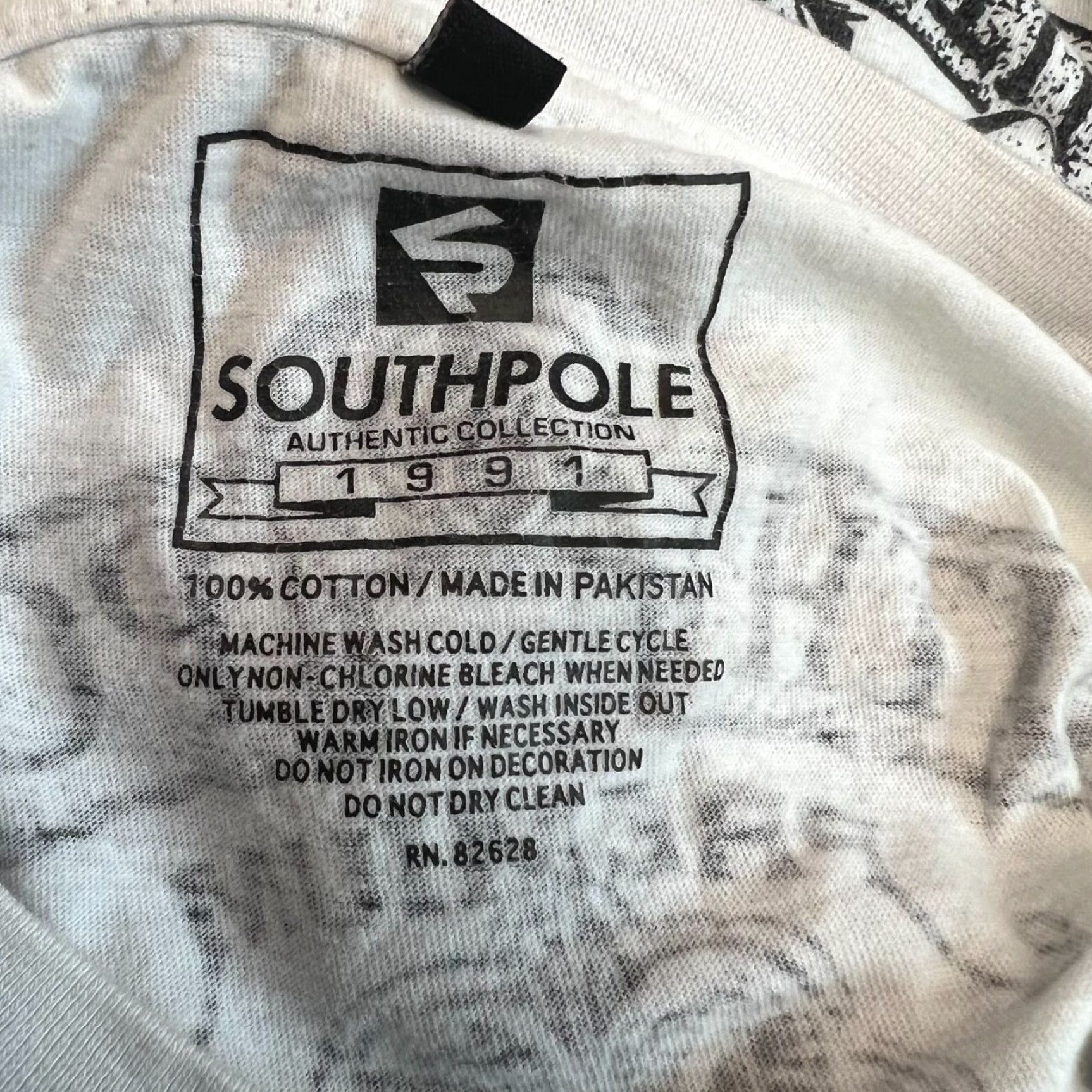 Southpole VINTAGE South Pole Skull T-Shirt Men's XL White Graphic Print Summer Fall Spring Mens Size US XL / EU 56 / 4 - 7 Thumbnail