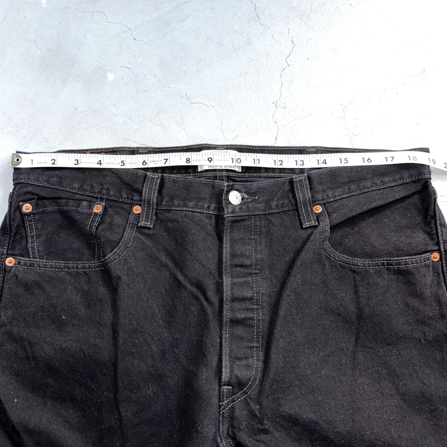 Levi's VINTAGE Levi's 501 Jeans Men 38x30 Black Dark Wash 501 Straight Levi'S 505 90s USA, 38x30? Size US 38 / EU 54 - 6 Thumbnail