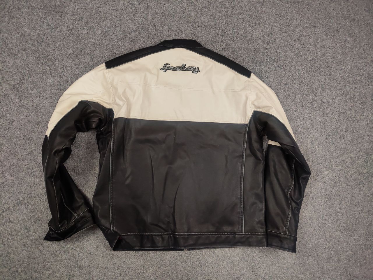 Vintage Vintage Speedway Monza Racing Moto Leather Style Jacket Size US XL / EU 56 / 4 - 11 Thumbnail