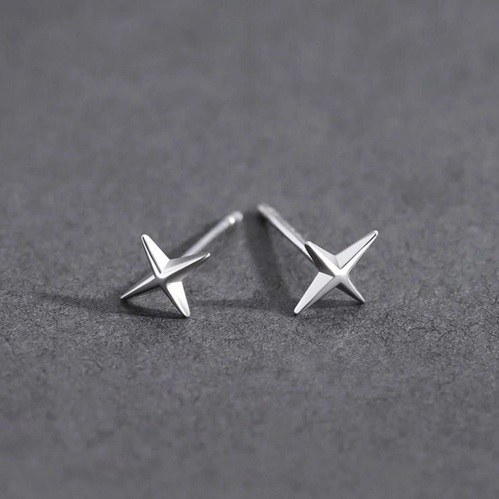 Other Punk Small Star Earrings Size ONE SIZE - 7 Thumbnail