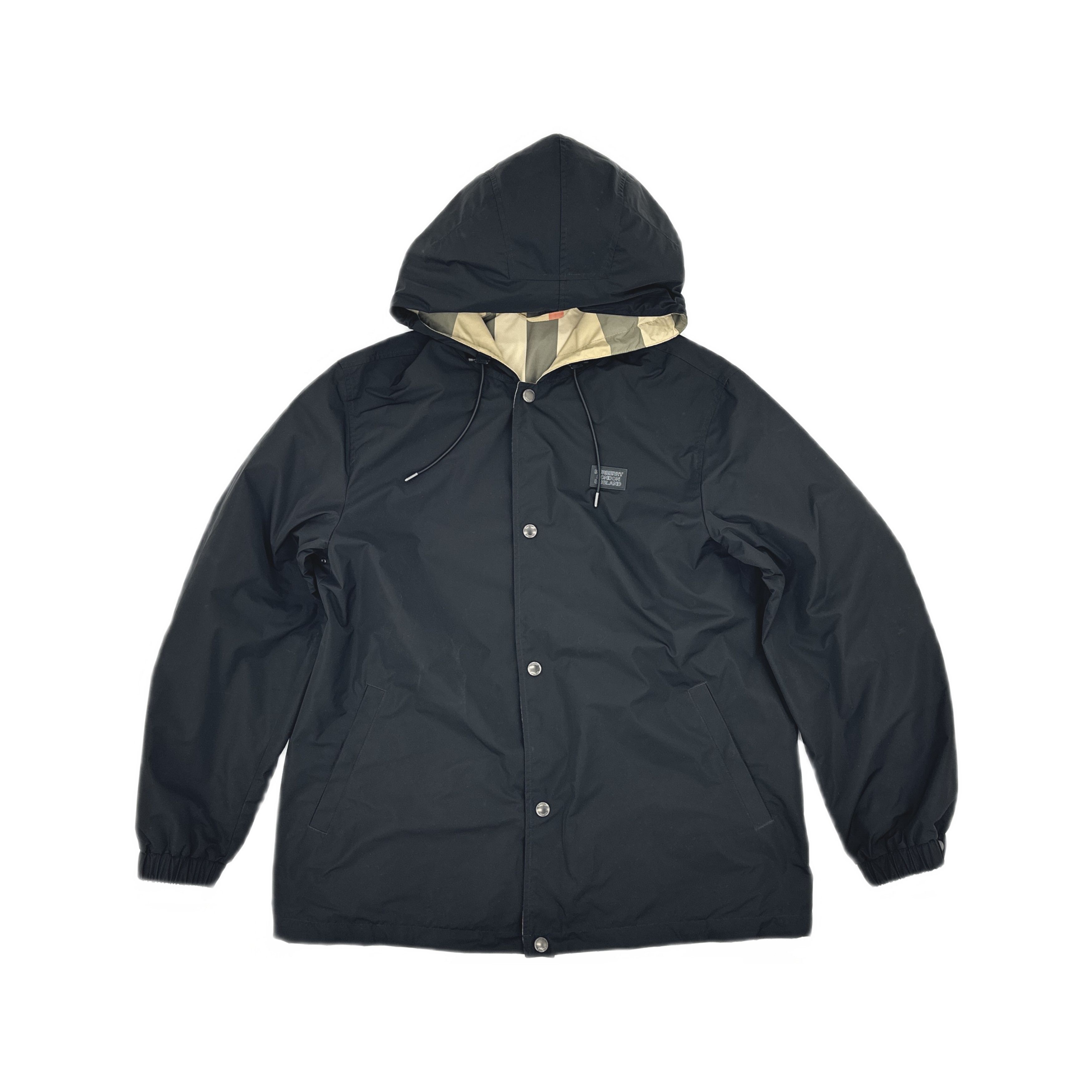 Burberry Burberry Reversible Check Hooded Jacket Size XL Size US XL / EU 56 / 4 - 1 Thumbnail