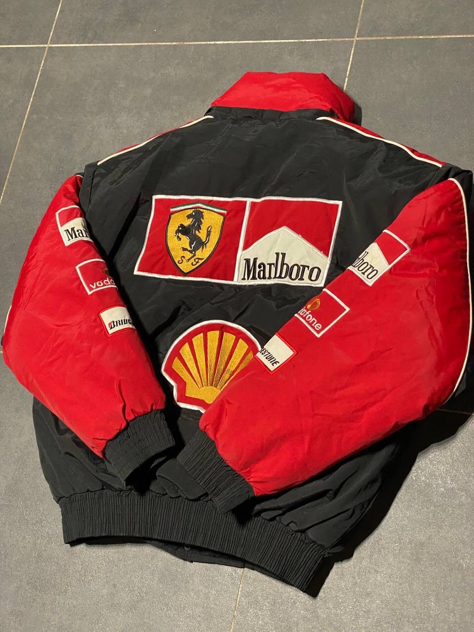 Ferrari Vintage Marlboro Ferrari Racing Bomber Puffer Jacket Size M Size US M / EU 48-50 / 2 - 5 Thumbnail