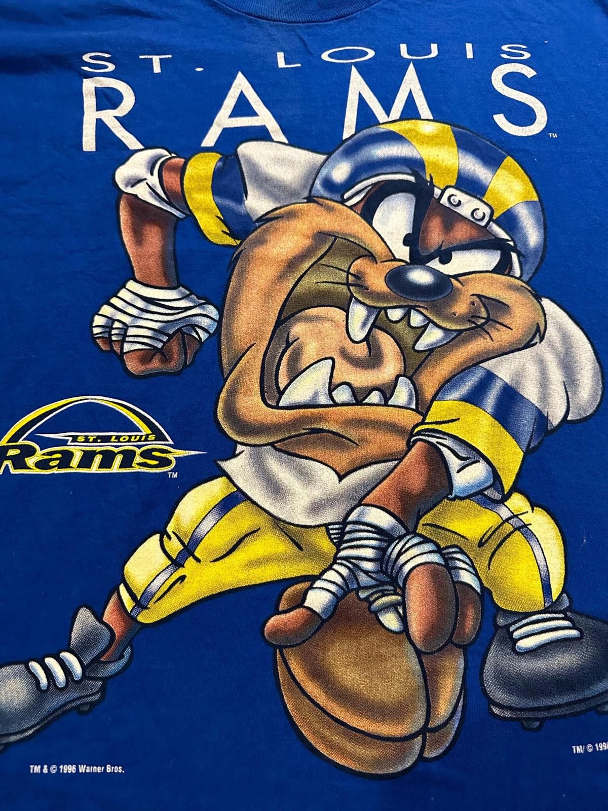 Other Vintage 90s Single Stitch Rams Tasmanian Devil Tee Size ONE SIZE - 4 Thumbnail
