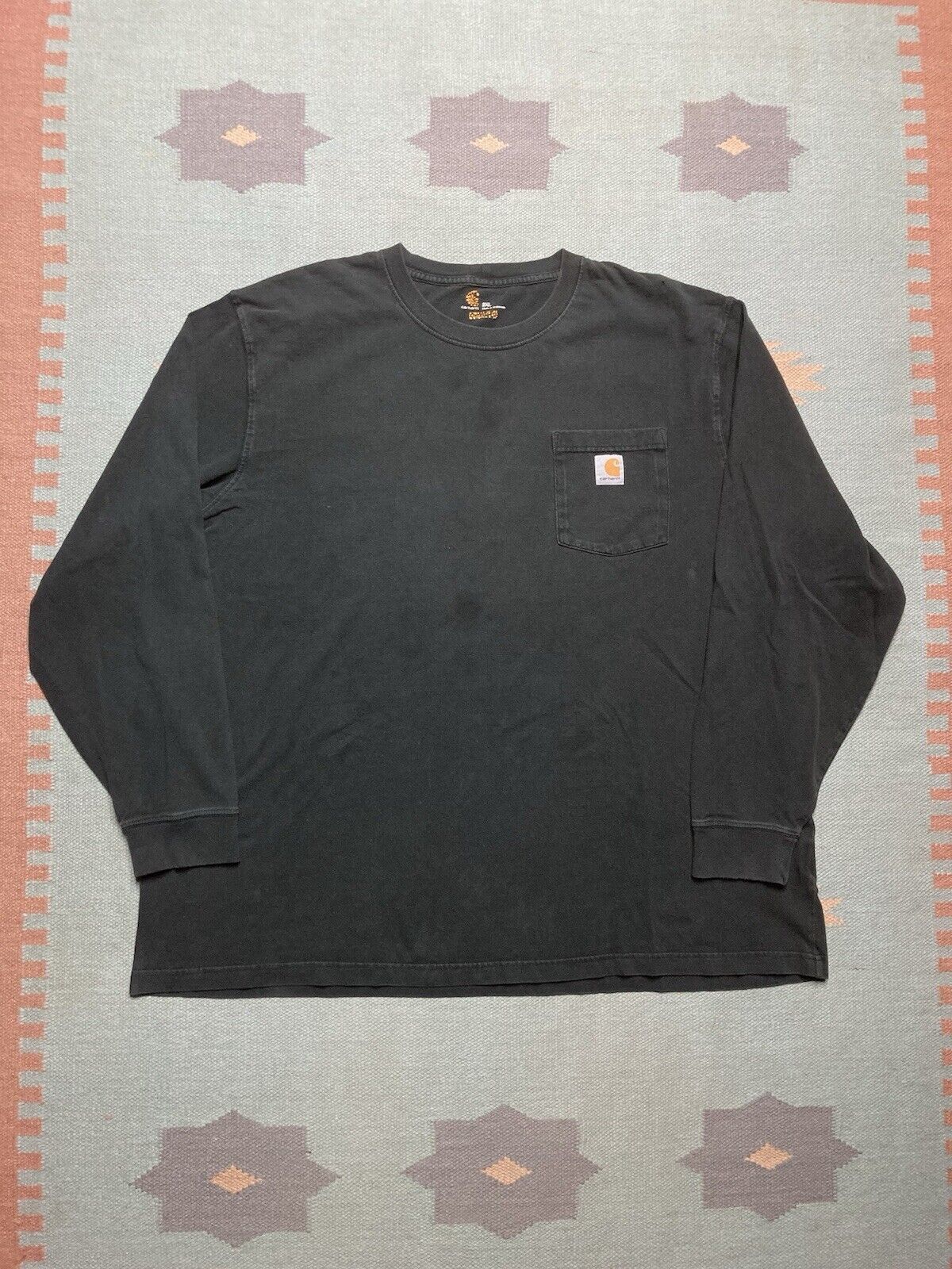 Carhartt × Vintage Carhartt original fit t shirt black goth grunge workwear XXL Size US XXL / EU 58 / 5 - 1 Thumbnail