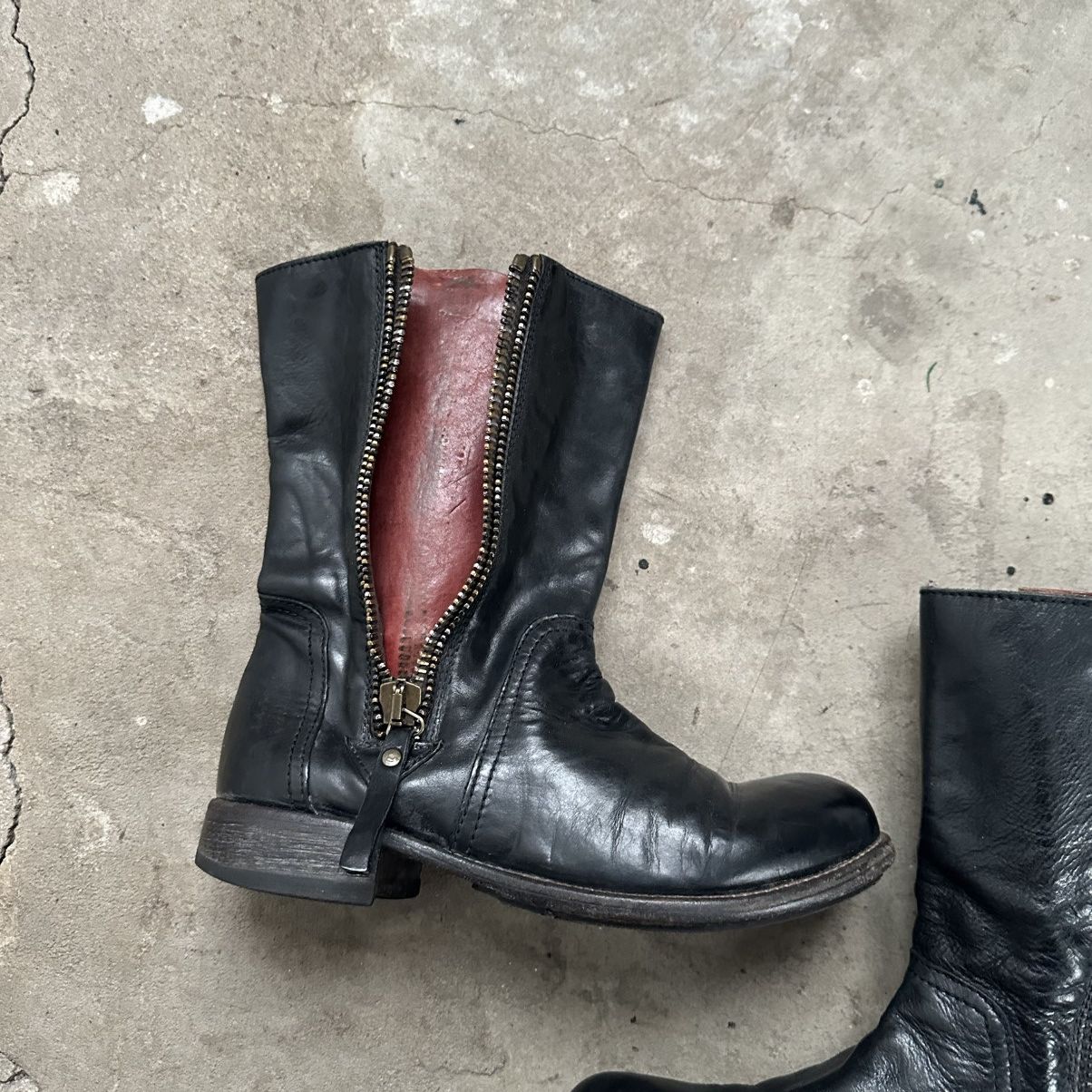 Guidi Rare MOMA Back Laces Combat Ankle Boots guidi style Size US 7 / IT 37 - 10 Thumbnail