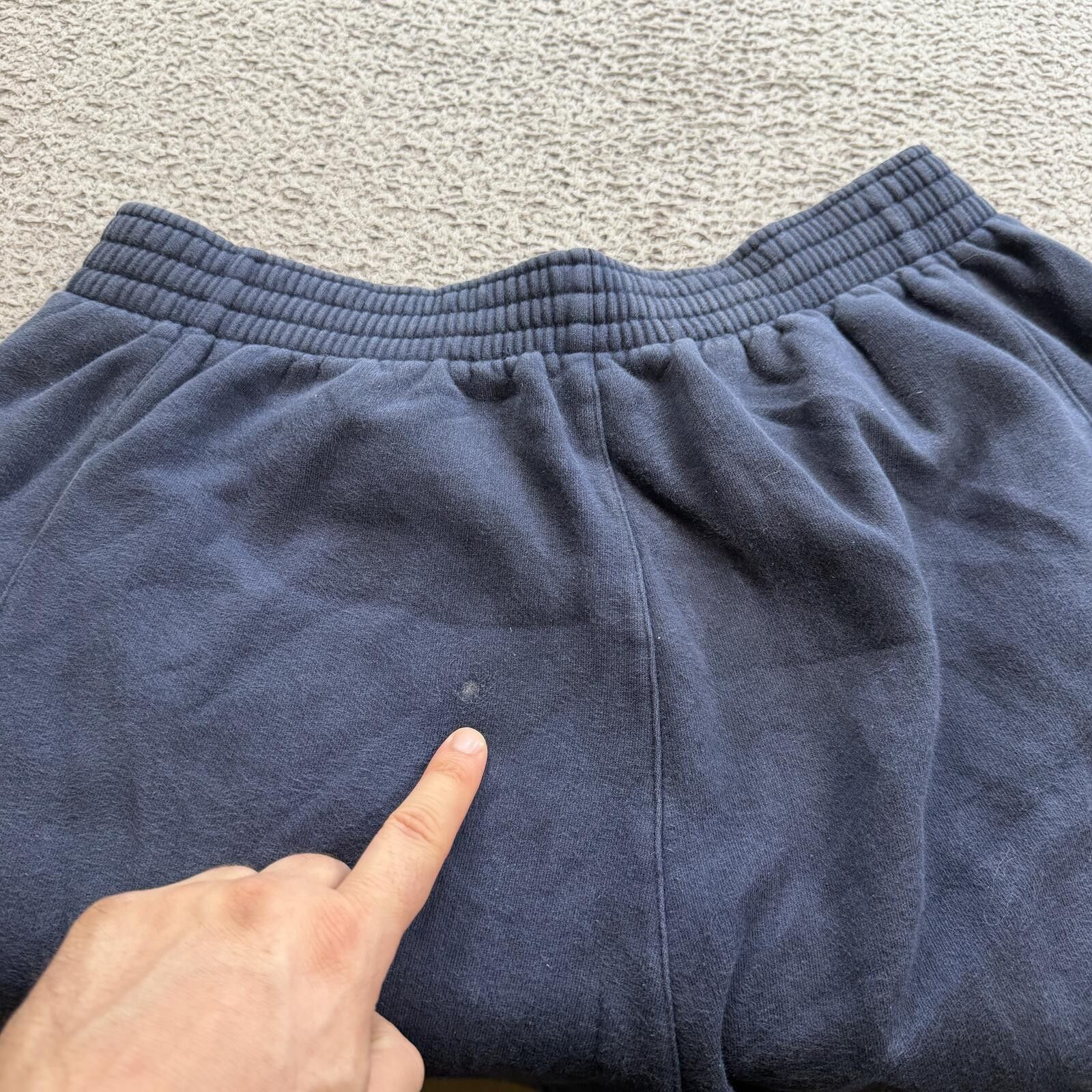 Nike Nike Fleece Sweat Shorts Mens M Blue Swoosh Lounge Shorts Size US 32 / EU 48 - 9 Thumbnail