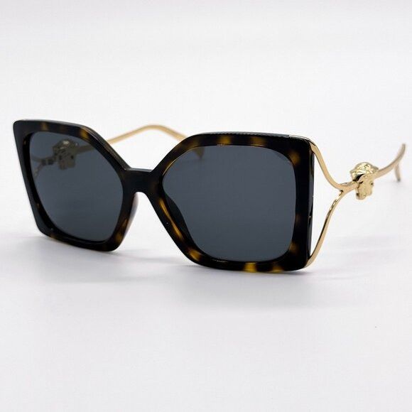 Versace NEW VERSACE VE4502U 108/87 SUNGLASSES HAVANA GOLD EYEWEAR Size ONE SIZE - 2 Thumbnail