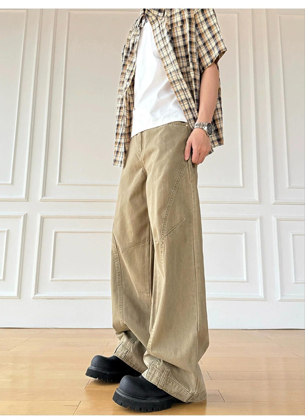 Other Cleanfit Wide-Leg Jeans - Beige Size US 32 / EU 48 - 3 Thumbnail