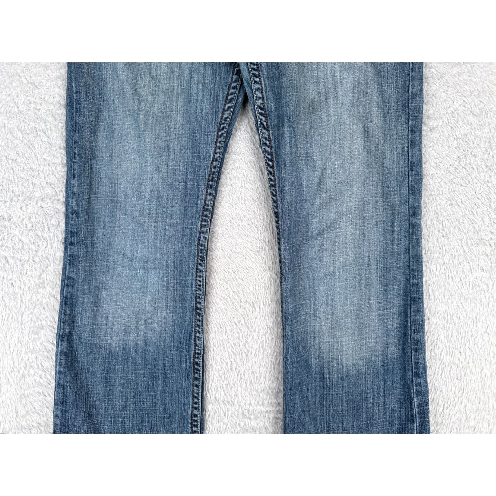Vintage Cruel Girl Jeans Juniors 9 Blue Denim Bootcut Embroidered 32x30 Womens Size 30" / US 8 / IT 44 - 3 Thumbnail