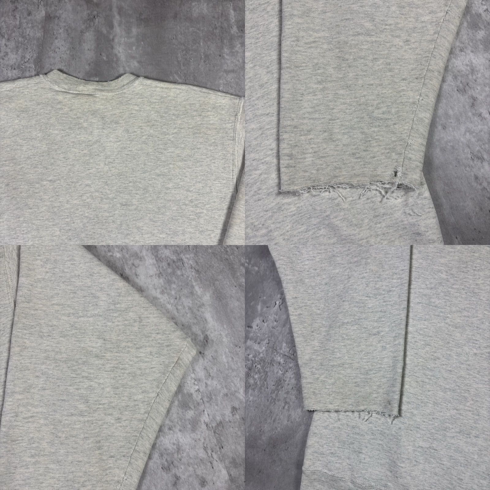 Vintage VINTAGE 90s Bloomsburg University Sweatshirt Gray Pullover Distressed Mens sz Lg Sweatshirt Size US L / EU 52-54 / 3 - 10 Thumbnail