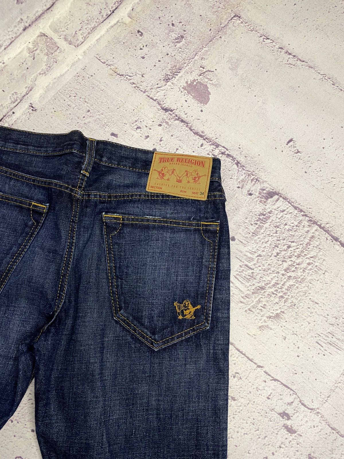 True Religion Men's Vintage Japanese True Religion Selvedge jeans y2k Size US 30 / EU 46 - 16 Thumbnail