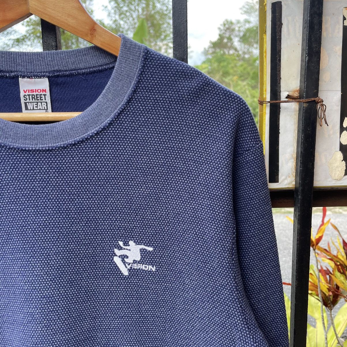 Vision Streetwear 🔥Vintage 90s Vision Streetwear Long Sleeves Waffle Tee Size US M / EU 48-50 / 2 - 6 Thumbnail